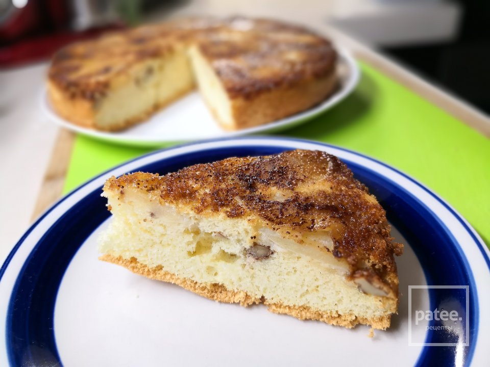 Яблочный пирог с орехами и корицей - Шаг 1