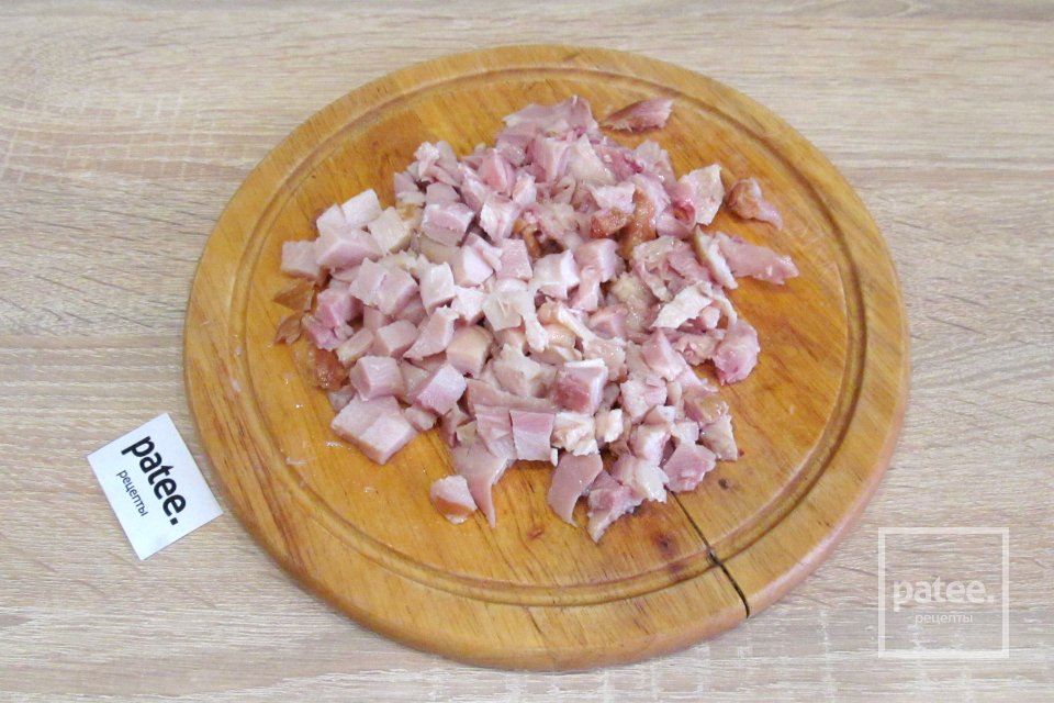 Салат Невеста с копчёной курицей - Шаг 6