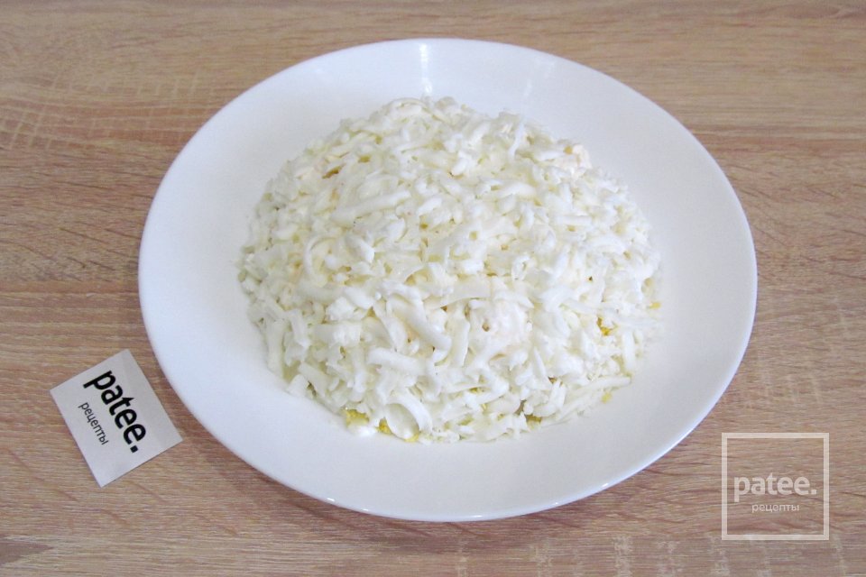 Салат Невеста с копчёной курицей - Шаг 14