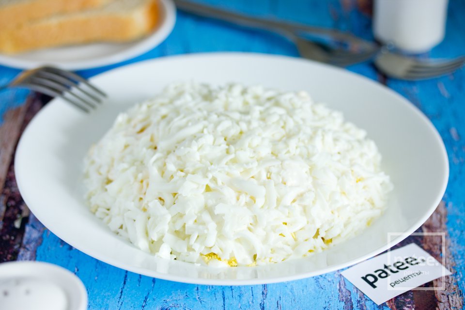 Салат Невеста с копчёной курицей - Шаг 15