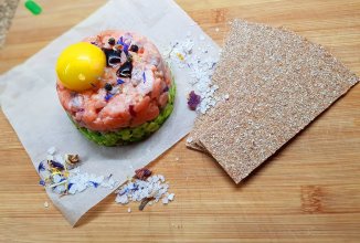 Тартар из лосося