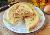 Немецкий луковый пирог цвибелькухен