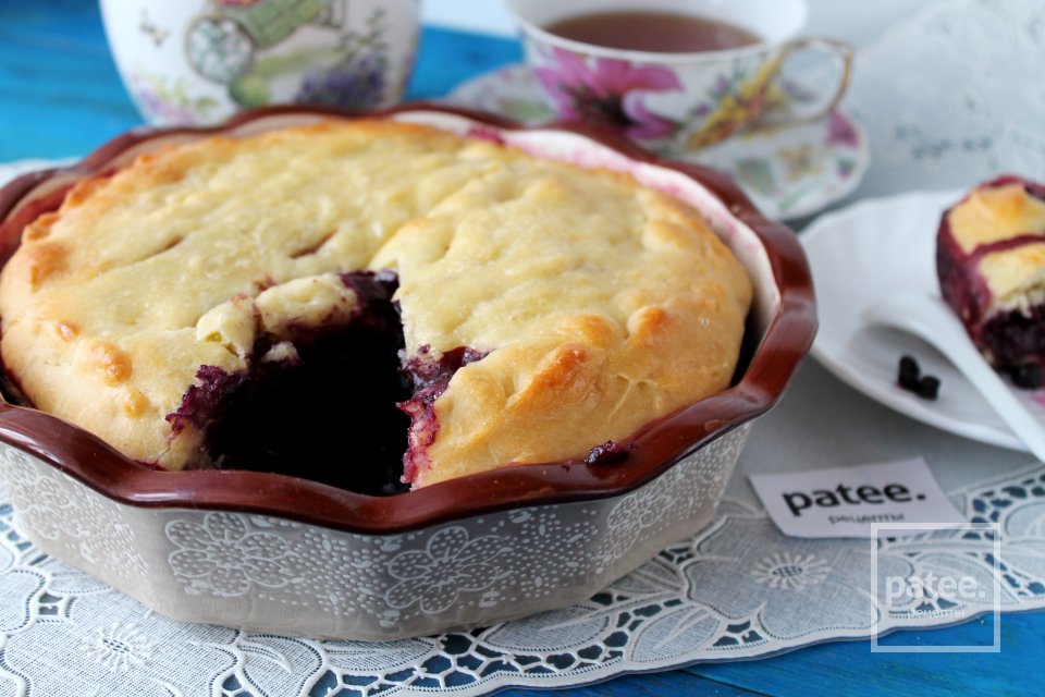 Черничный дрожжевой пирог - Шаг 14