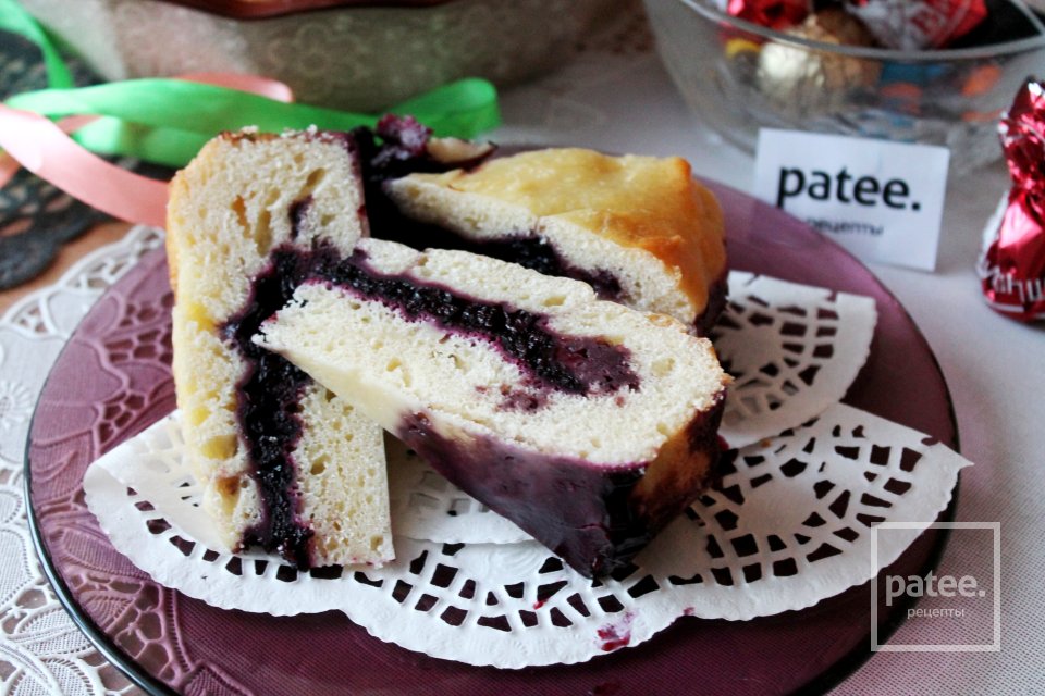 Черничный дрожжевой пирог - Шаг 15