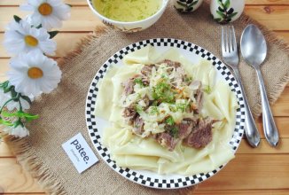 Бешбармак из говядины