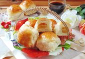 Сдобные булочки с яблоками