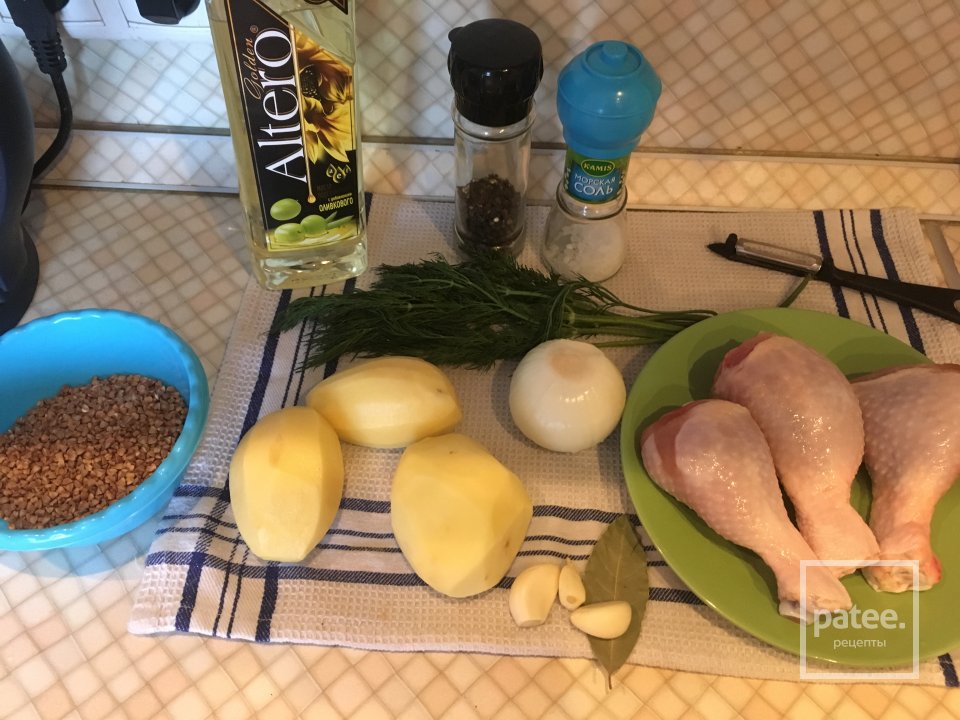 Суп куриный с гречкой - Шаг 1