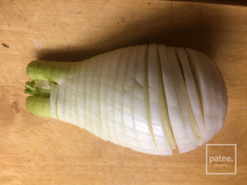 Тёплый салат с кальмарами и фенхелем. - Шаг 1