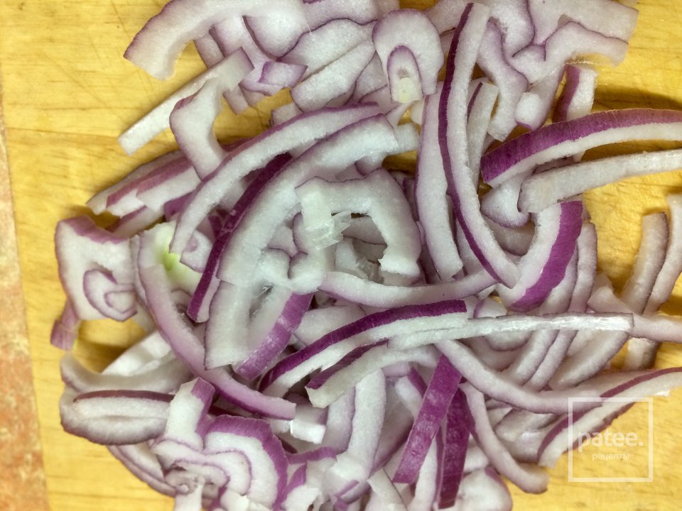 Тёплый салат с кальмарами и фенхелем. - Шаг 4