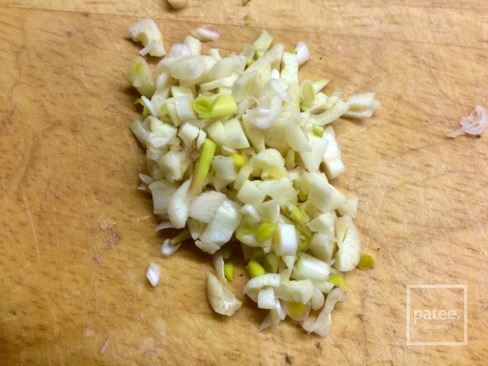 Тёплый салат с кальмарами и фенхелем. - Шаг 5