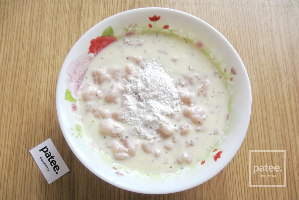 Оладьи из куриного филе на кефире - Шаг 9