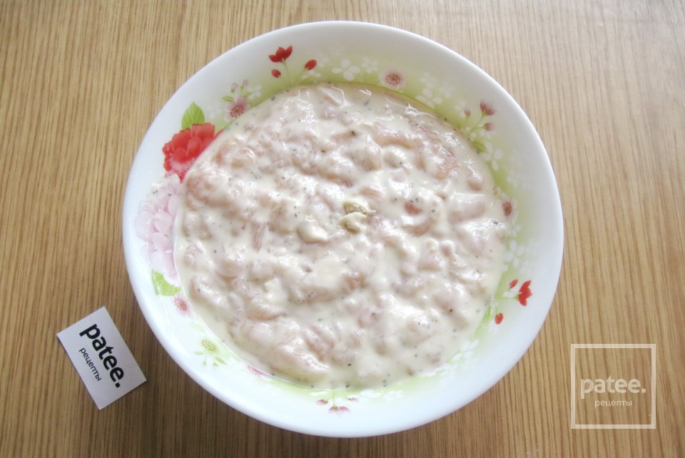 Оладьи из куриного филе на кефире - Шаг 10