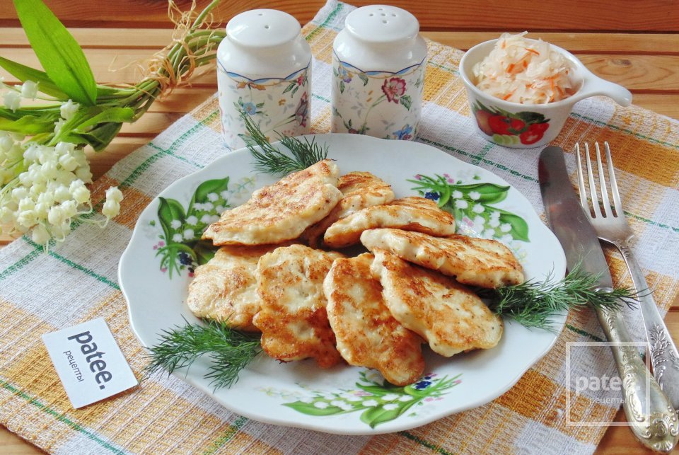 Оладьи из куриного филе на кефире - Шаг 13