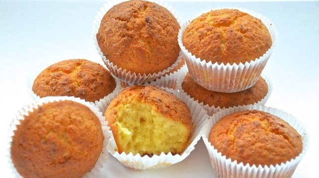 Кексики с яблоком