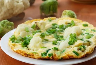 Омлет с цветной капустой🥦