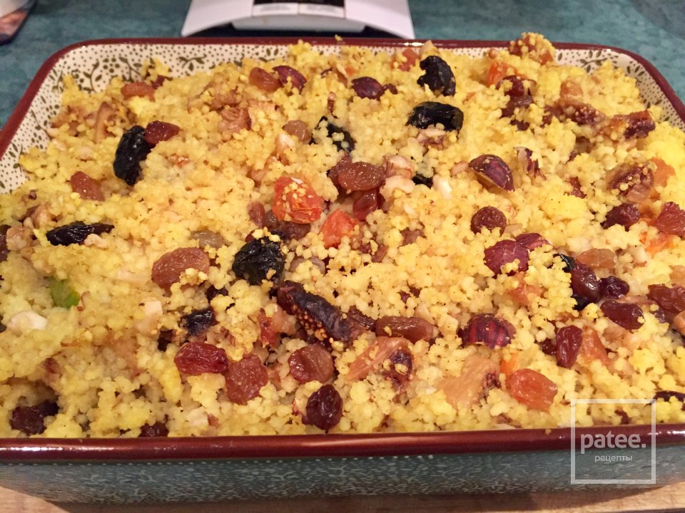 Пряный кускус с сухофруктами и орехами - Шаг 4