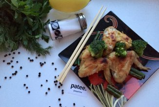 Куриные крылышки в лимонно-медовом маринаде