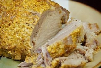 Свинина, запеченная с майонезом