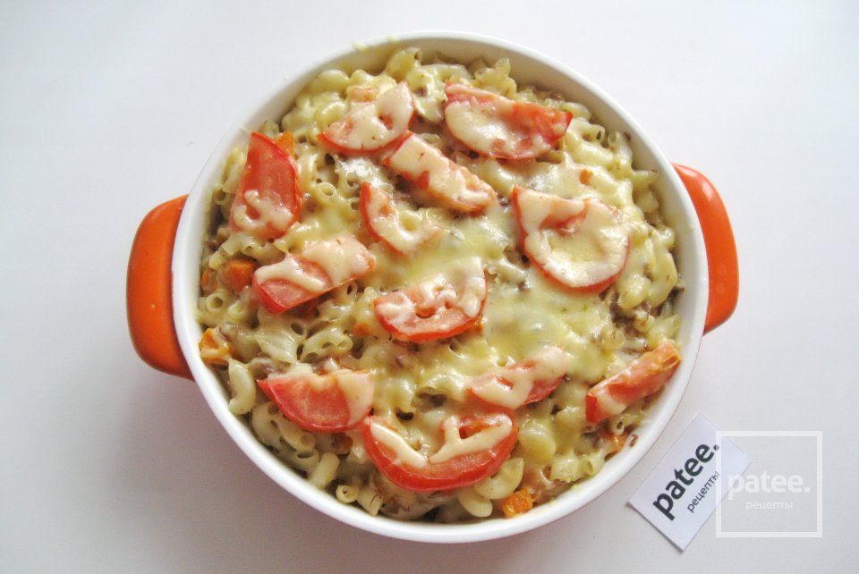 Запеканка из макарон с говядиной и сыром - Шаг 16