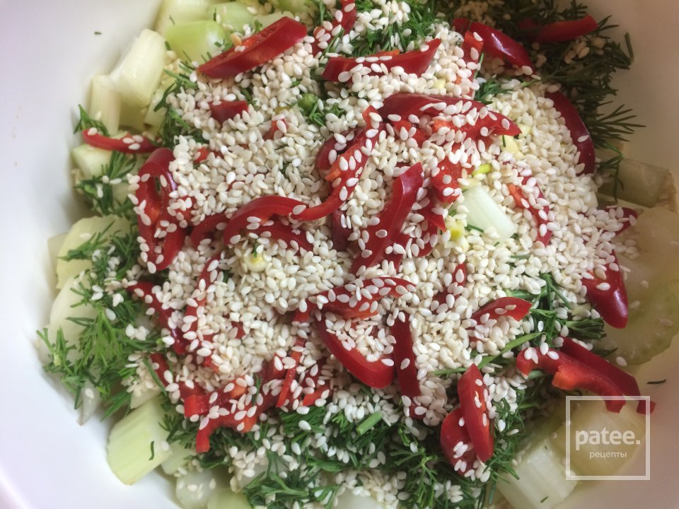 Маринованный сельдерей. - Шаг 4