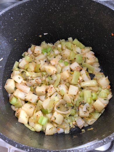 Суп-пюре из батата - Шаг 4