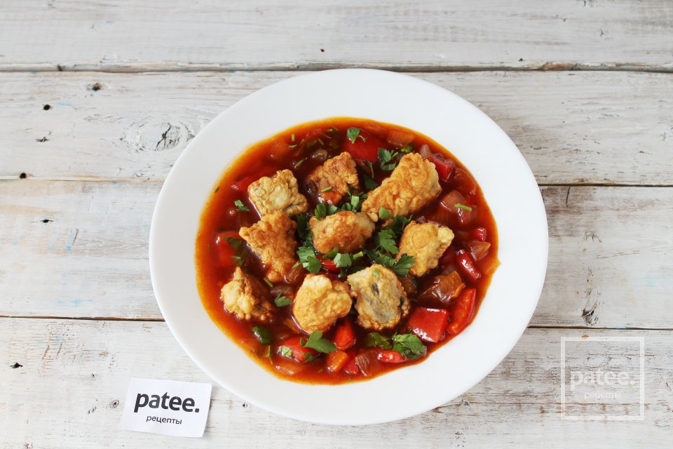 Хек в кисло-сладком китайском соусе - Шаг 22