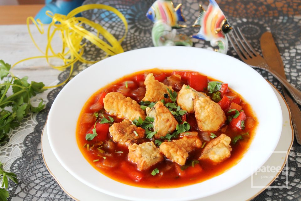 Хек в кисло-сладком китайском соусе - Шаг 24