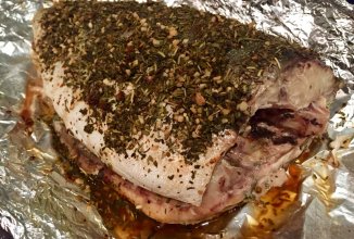 Тунец запечённый с лемонграссом и шалфеем ПП