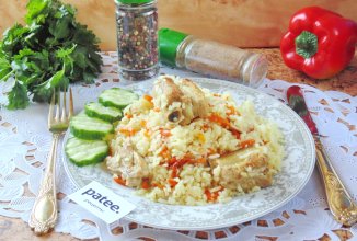 Плов со свиными ребрами