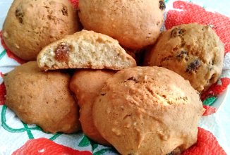 Домашнее Ореховое Печенье с изюмом