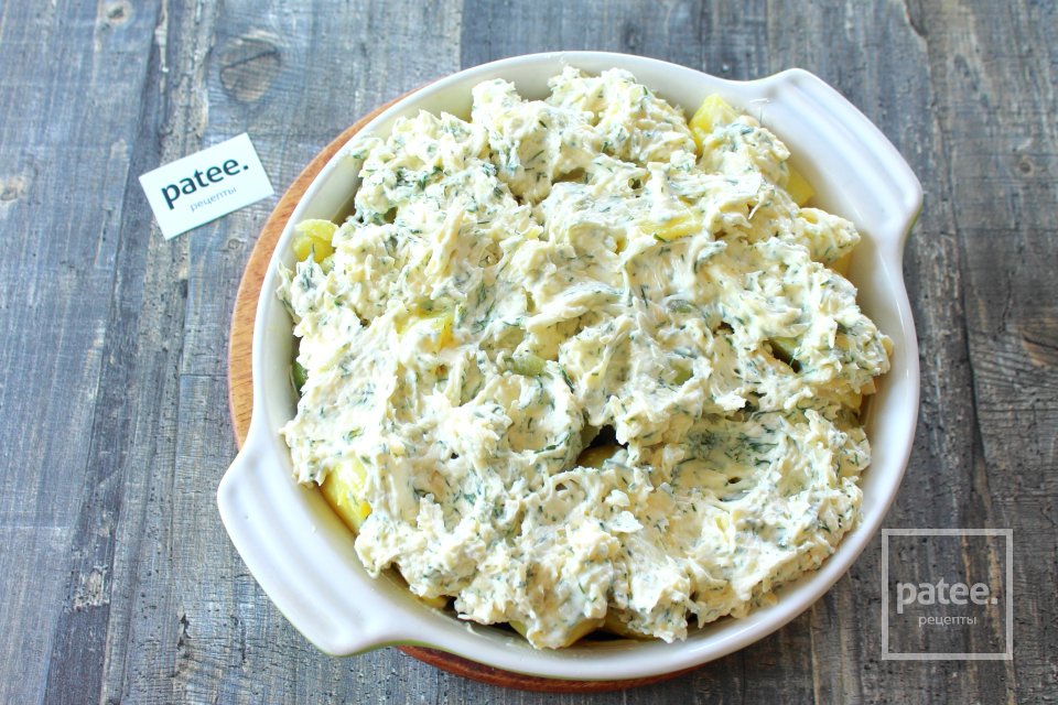 Картофель запеченный под сливочно-чесночным соусом - Шаг 14