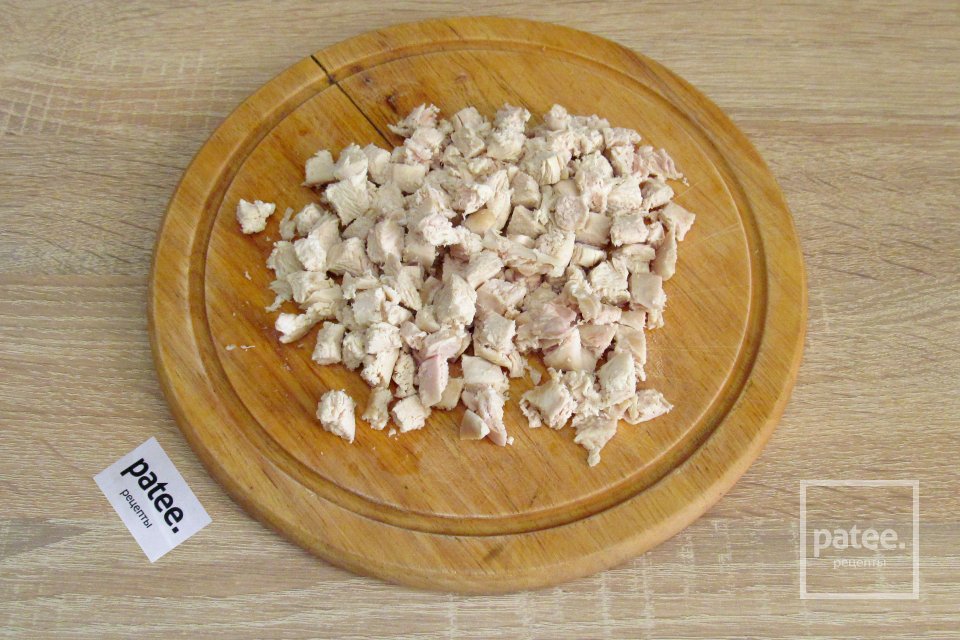 Салат с курицей и оливками - Шаг 3