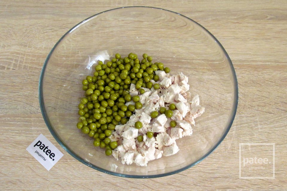 Салат с курицей и оливками - Шаг 4