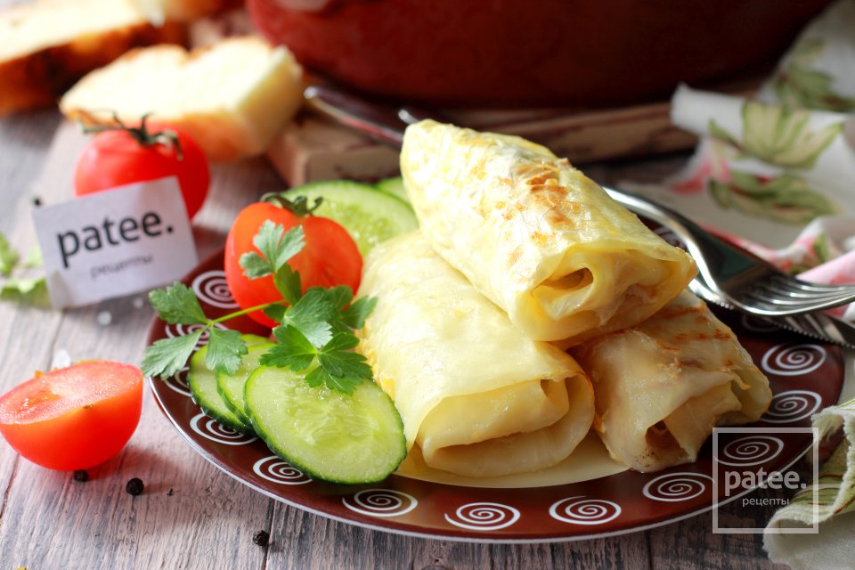 Капустные рулетики с фаршем и сыром - Шаг 18