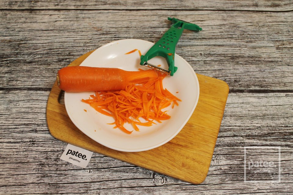Салат из корейской моркови с куриными желудками - Шаг 2