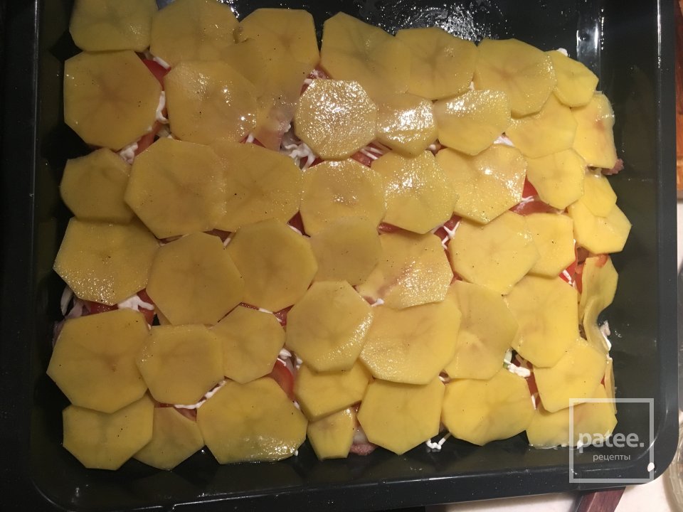 Картошка по-французски с помидором🤤 - Шаг 5