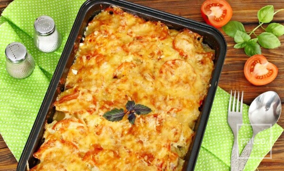 Картошка по-французски с помидором🤤 - Шаг 7