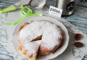 Пирог на майонезе с курагой и орехами
