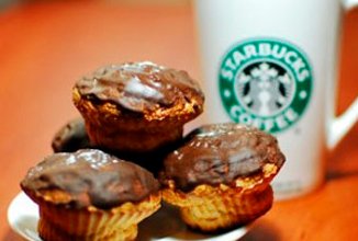 Рецепт маффинов с шоколадной глазурью для диеты Дюкана