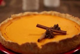 Американский тыквенный пирог с корицей
