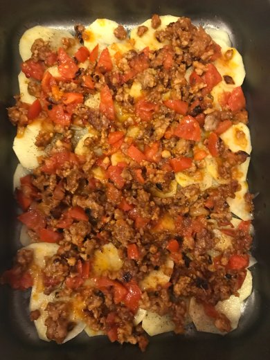 Мясная запеканка с картофелем - Шаг 12