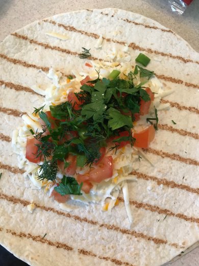 Шарма по-домашнему с сыром и куриным филе. - Шаг 5