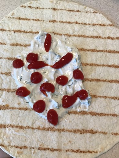 Шарма по-домашнему с сыром и куриным филе. - Шаг 11