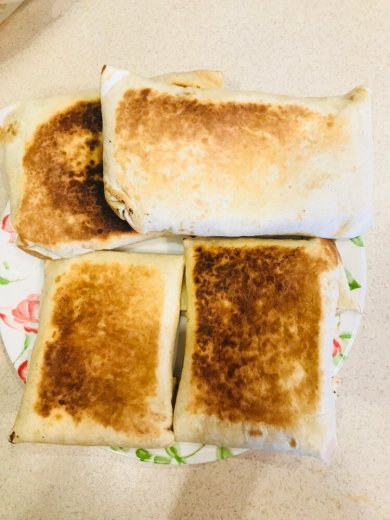 Шарма по-домашнему с сыром и куриным филе. - Шаг 17