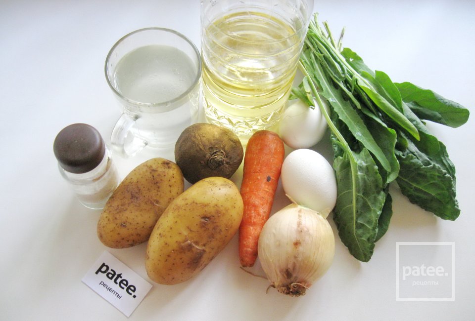 Зеленый борщ на курином бульоне - Шаг 1