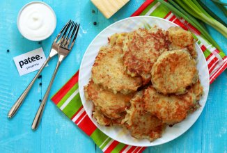 Драники с курицей и сыром