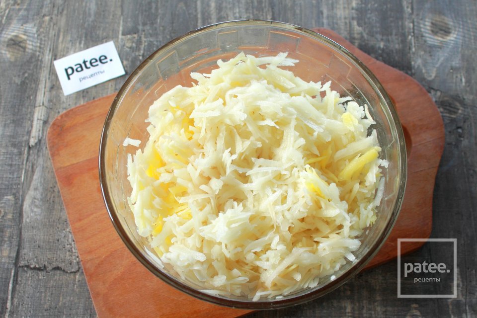 Драники с курицей и сыром - Шаг 6