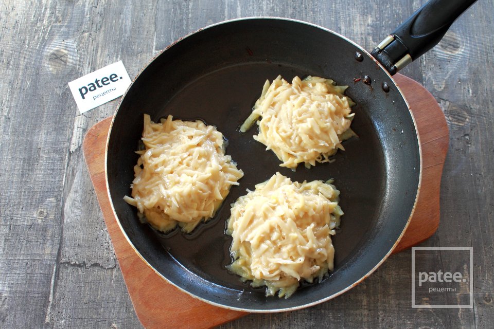 Драники с курицей и сыром - Шаг 14