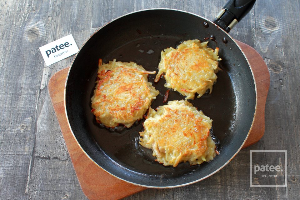 Драники с курицей и сыром - Шаг 15