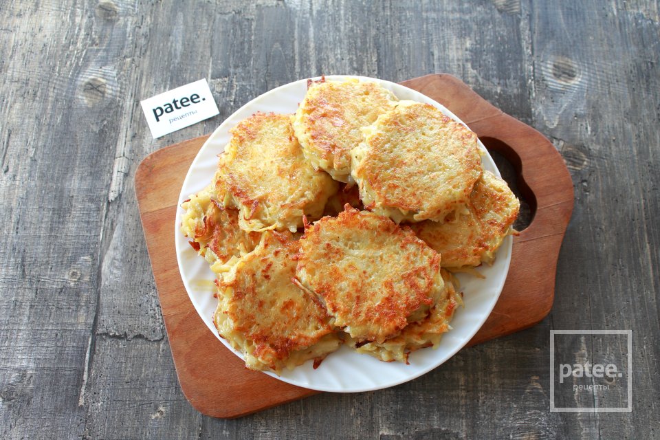 Драники с курицей и сыром - Шаг 16